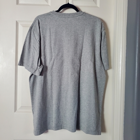 L.L. BEAN Traditional Fit Gray Short Sleeve Henley T-Shirt Size Large - Picture 3 of 8